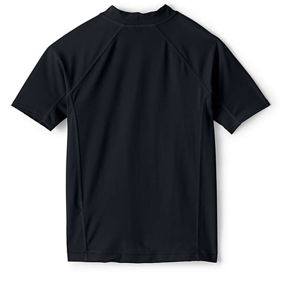 Lands' End Little Boys SS UPF 50 Sun Protection Rash Guard-Size S(4) (NEW) - Picture 2 of 2